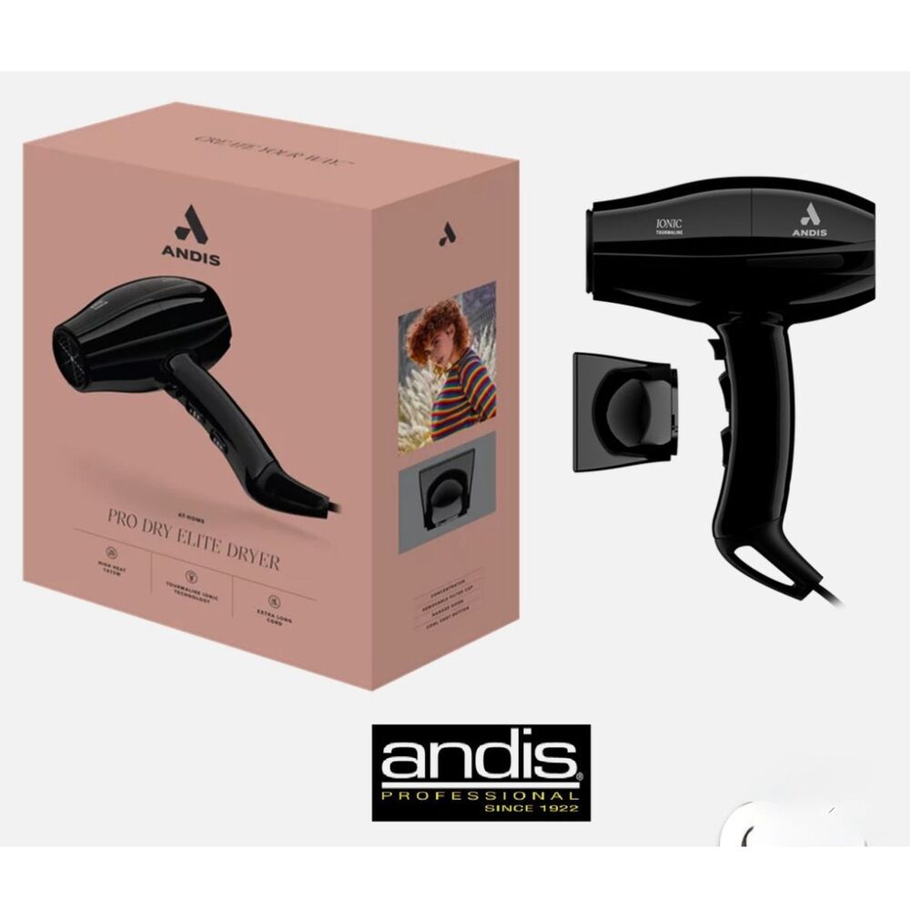 ANDIS -  NWTIB - Pro Dry Elite 1875W Tourmaline Ionic Hair Dryer.